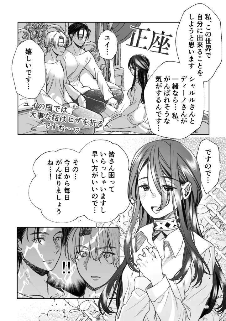 帰りたい救国の乙女と帰したくないふたりの王子後編　お試しページ10